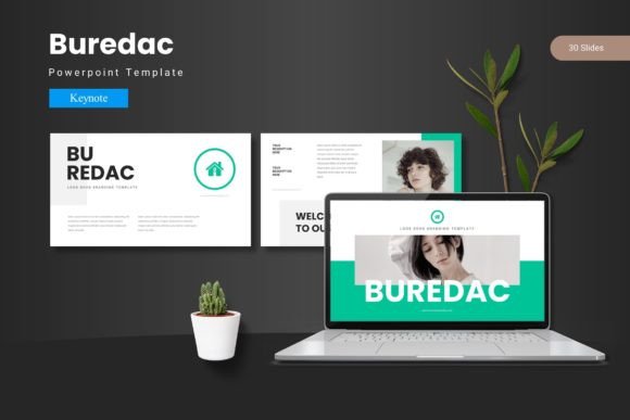 Buredac: A Keynote Template for Cohesive Visual Storytelling