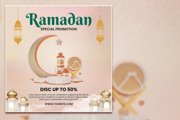 Create Stunning Ramadan Promotions with This Editable Flyer