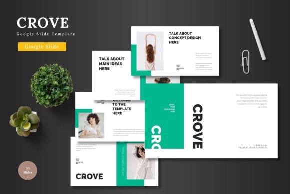Crove - Google Slide Template: A Modern Solution for Visual Storytelling