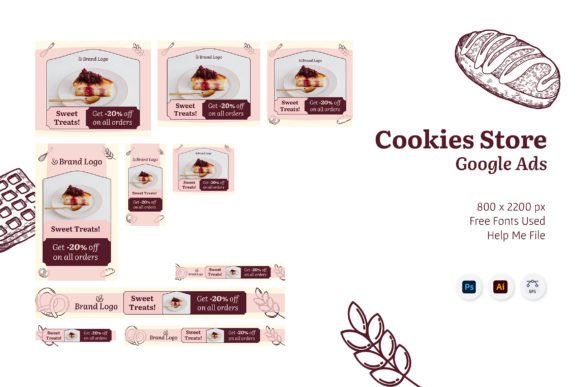Designing Effective Cookie Shop Ads with Google Templates