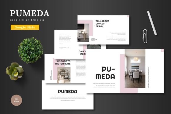 Pumeda: The All-in-One Google Slides Template for Modern Brands